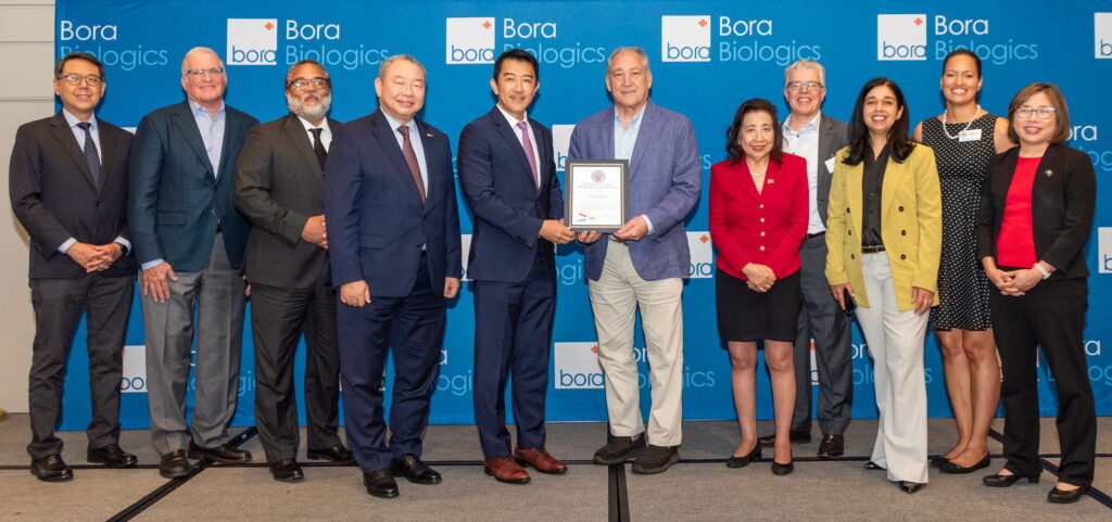 Bora Biologics Ribbon Cutting. Photo credit: Montgomery County Government.